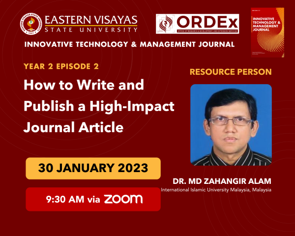 ITMJ Webinar Series Year 2 Episode 02 How To Write And Publish A High 